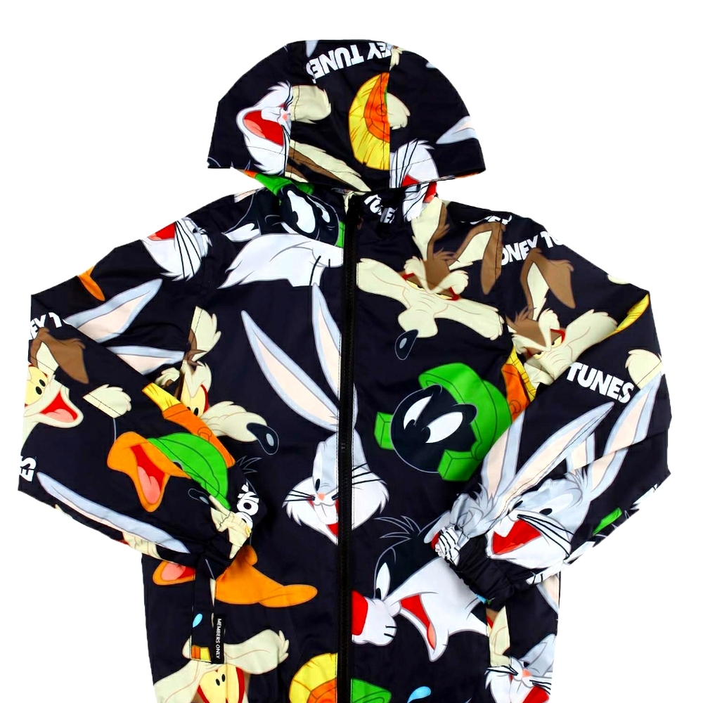 Members Only Looney Tunes windbreaker jacket